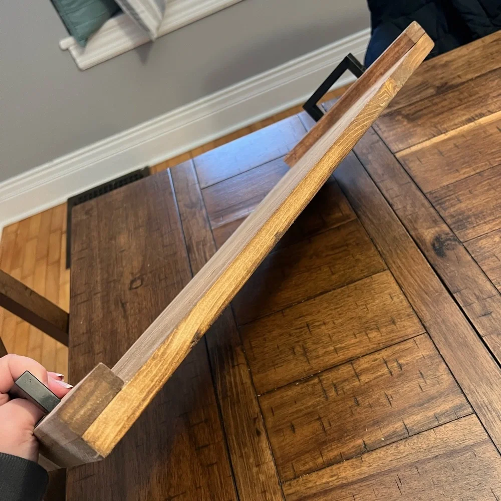 ✨Handmade Farmhouse Ottoman Coffee Table Serving Tray✨ - Picture 4 of 4
